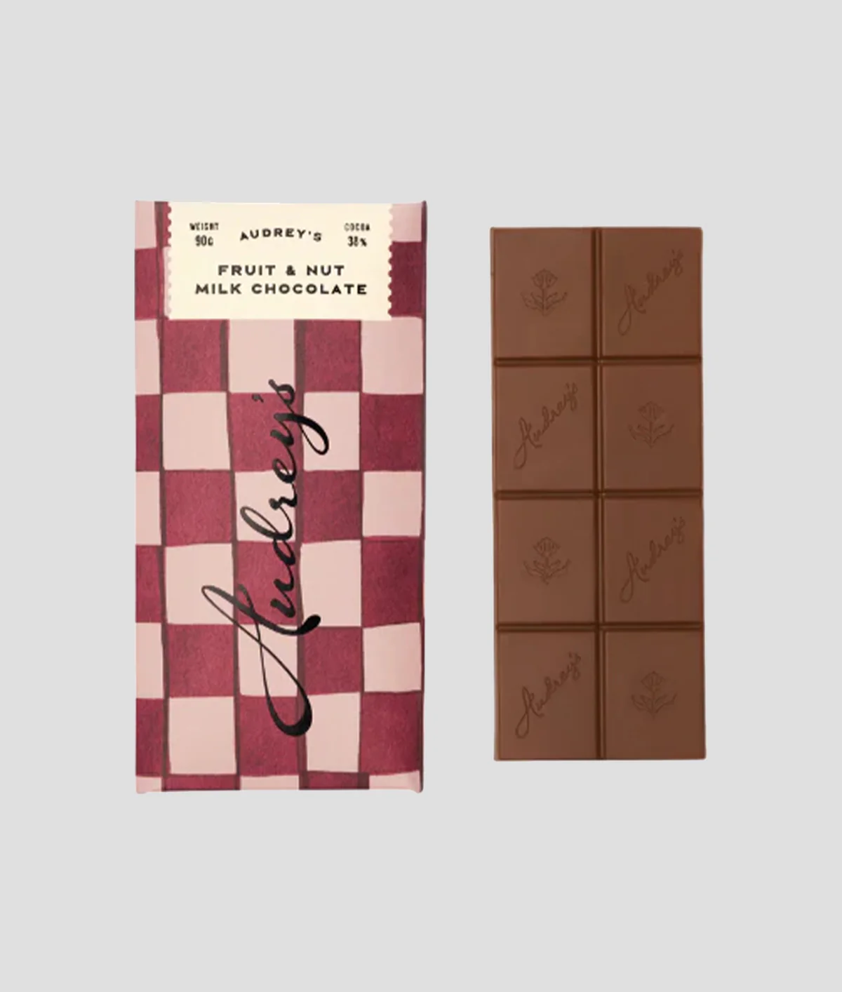 Audrey's Chocolates - Fruit and Nut 38% Milk Chocolate