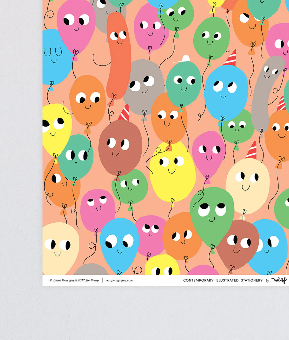 Balloons Wrapping Paper - Image 3