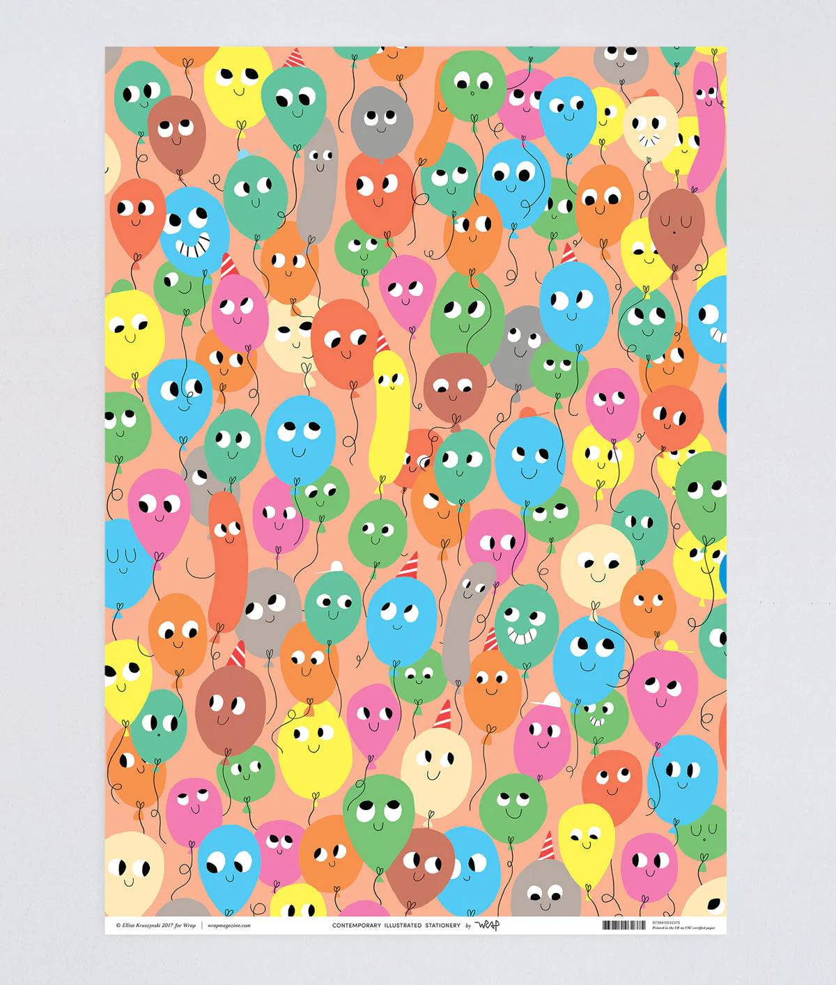 Balloons Wrapping Paper - Image 4