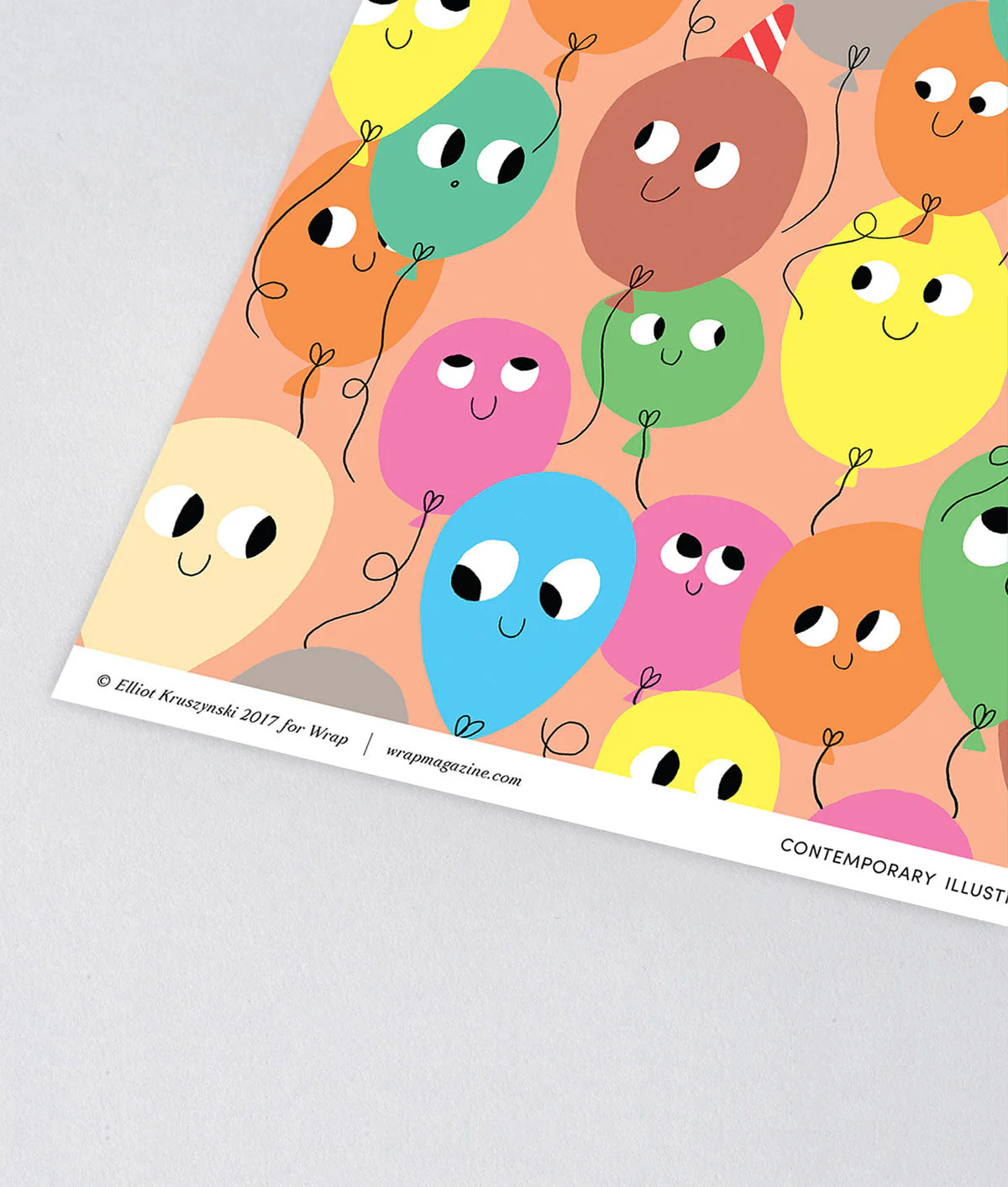 Balloons Wrapping Paper - Image 5