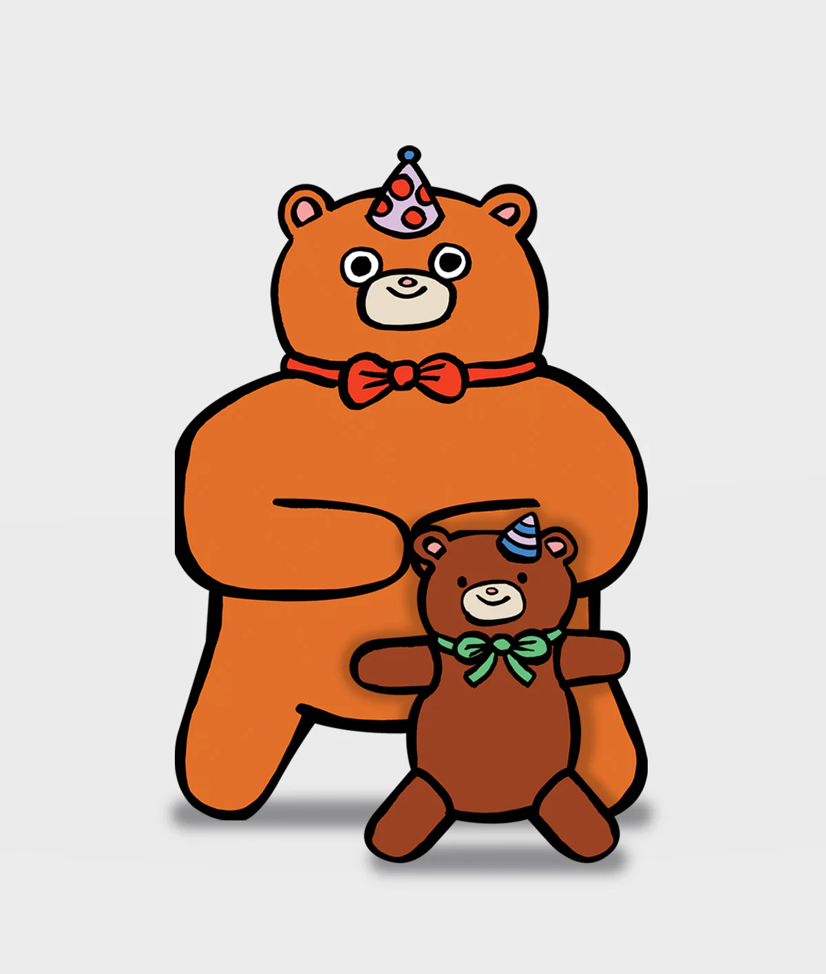 Bear With Mini Card Kids Birthday Card