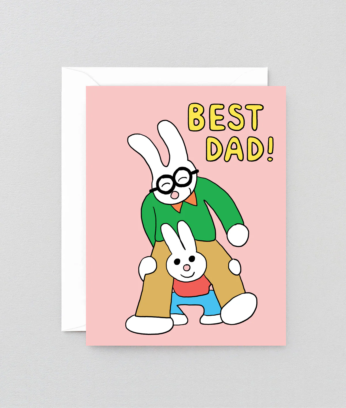 Best Dad! Kids Greeting Card