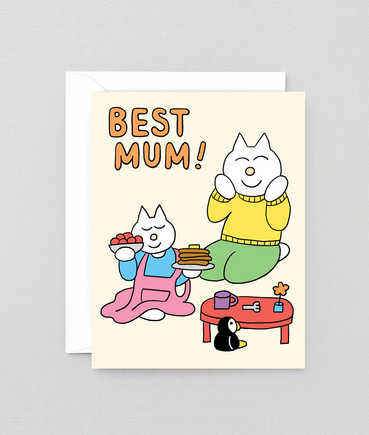 Best Mum! Kids Greeting Card
