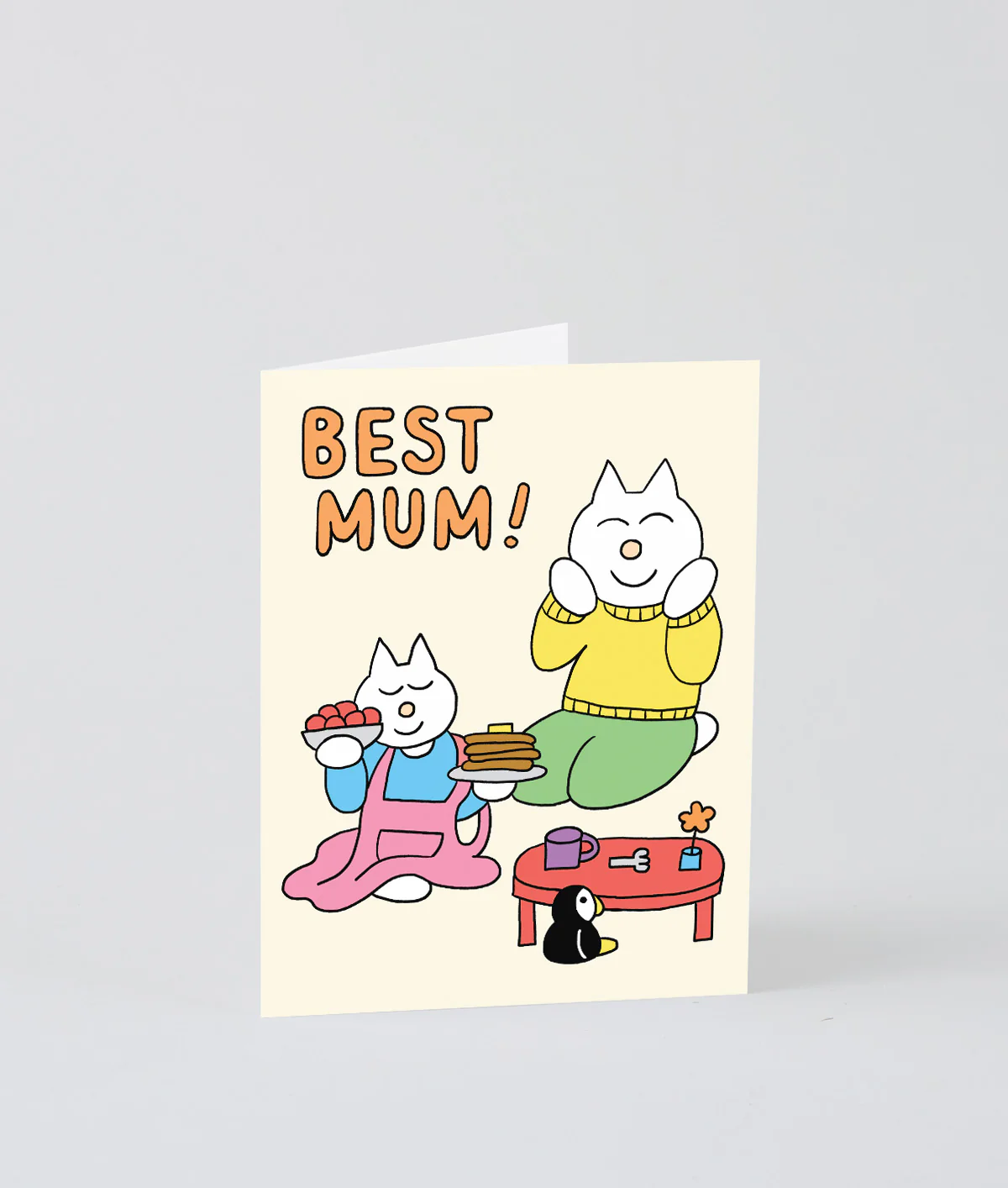 Best Mum! Kids Greeting Card - Image 2