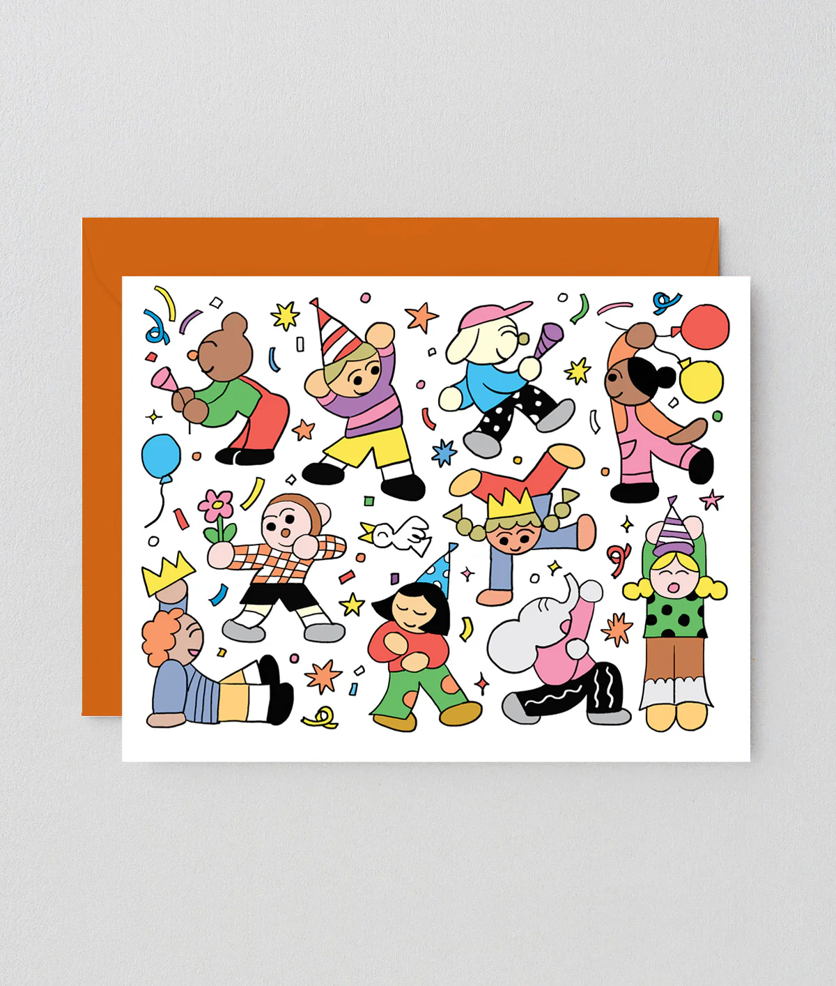 Birthday Dancers Kids Greeting Card
