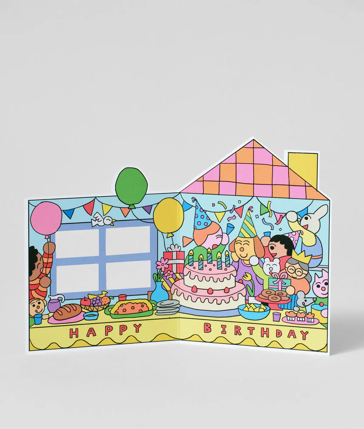 House Party Kids Birthday Card - Image 2