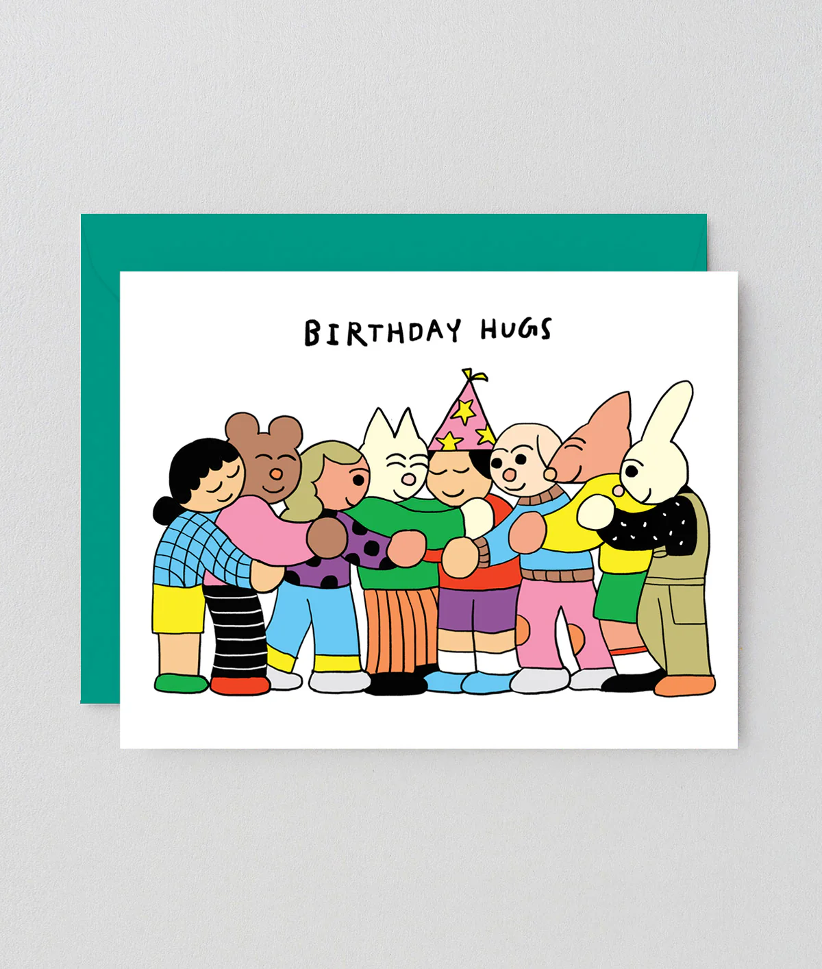 Hugs From Friends Kids Birthday Card - Image 2