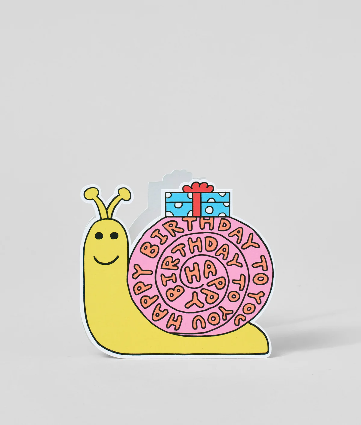 Birthday Snail Kids Greeting Card - Image 2
