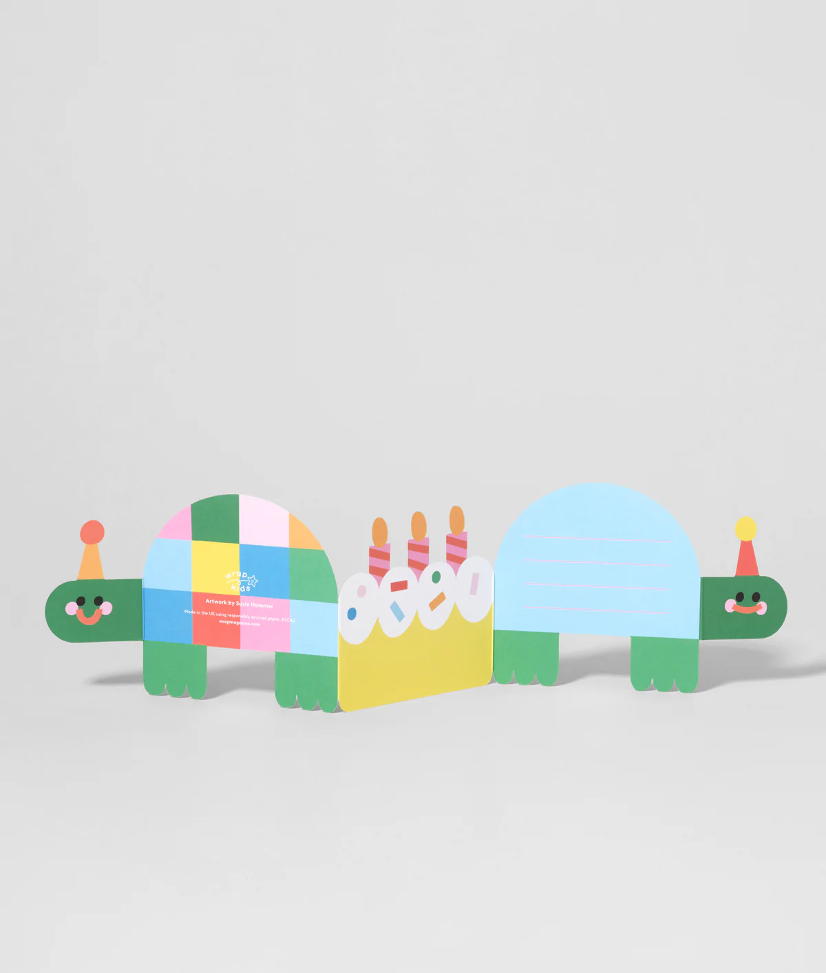 Birthday Tortoises Kids Fold Out Birthday Card - Image 2