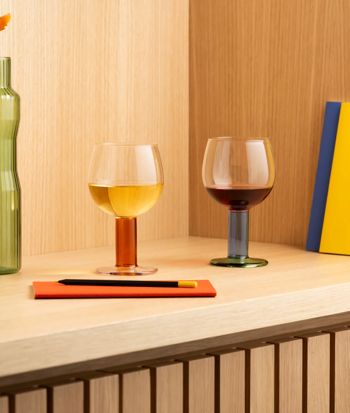 Bodum x MoMA Set of Chunky Wine Glasses - Image 3