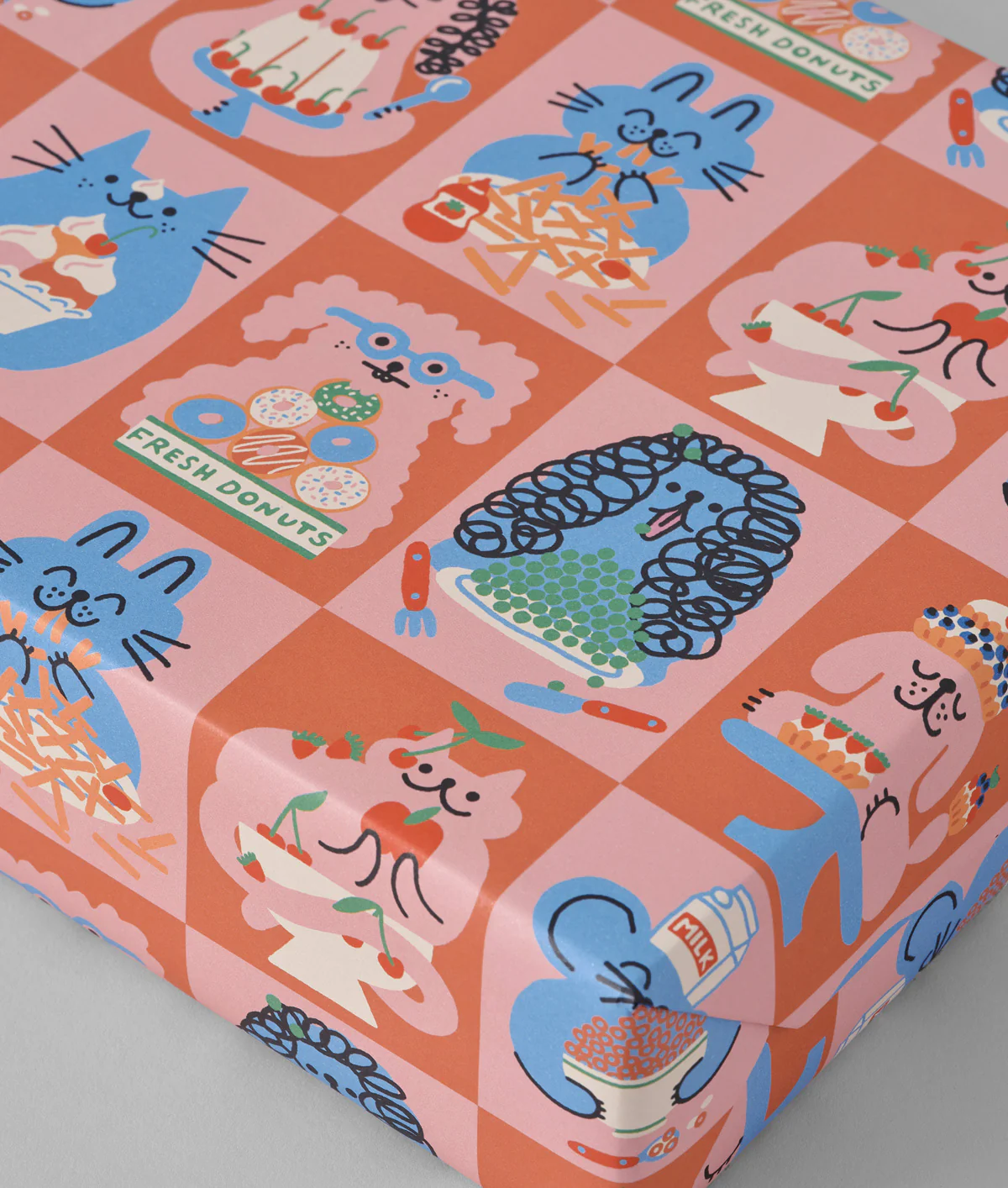 Cake Time Kids Wrapping Paper