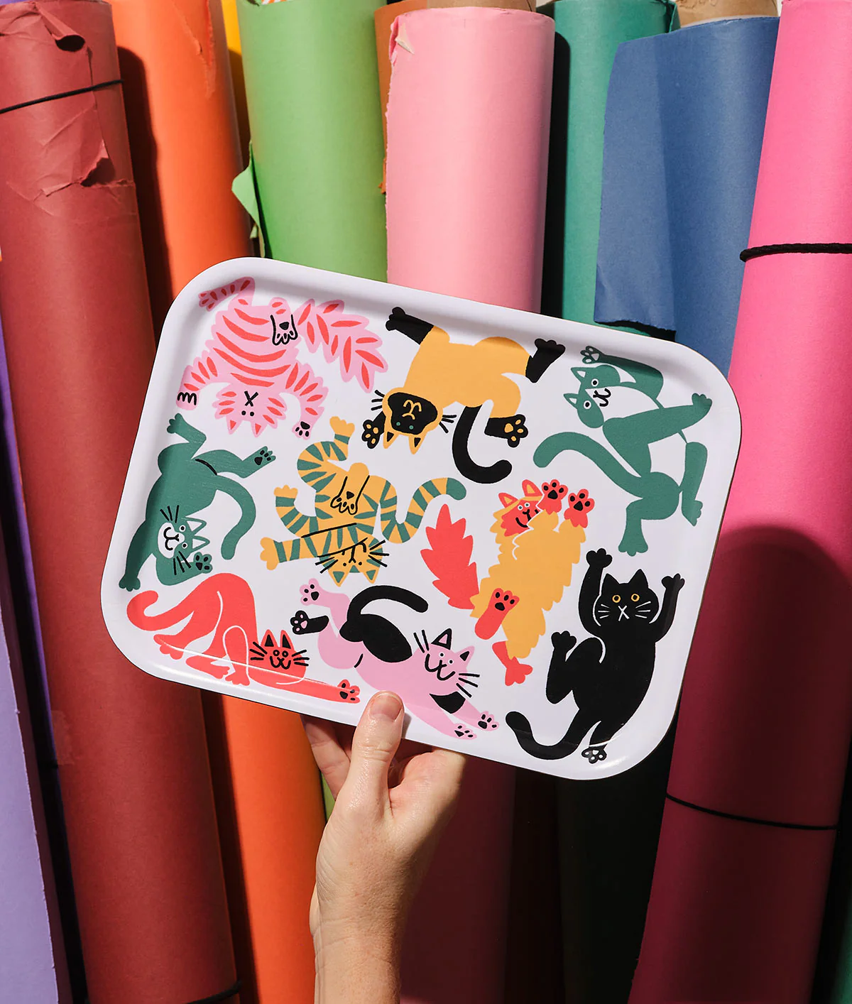 Cats Small Rectangle Serving Tray - Image 2