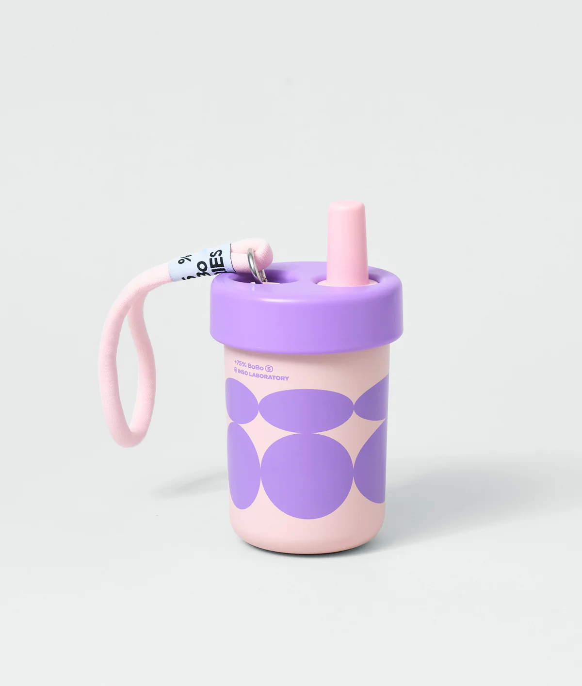 Chako Lab BoBo Insulated Cup Pink/Purple Dot - Image 3