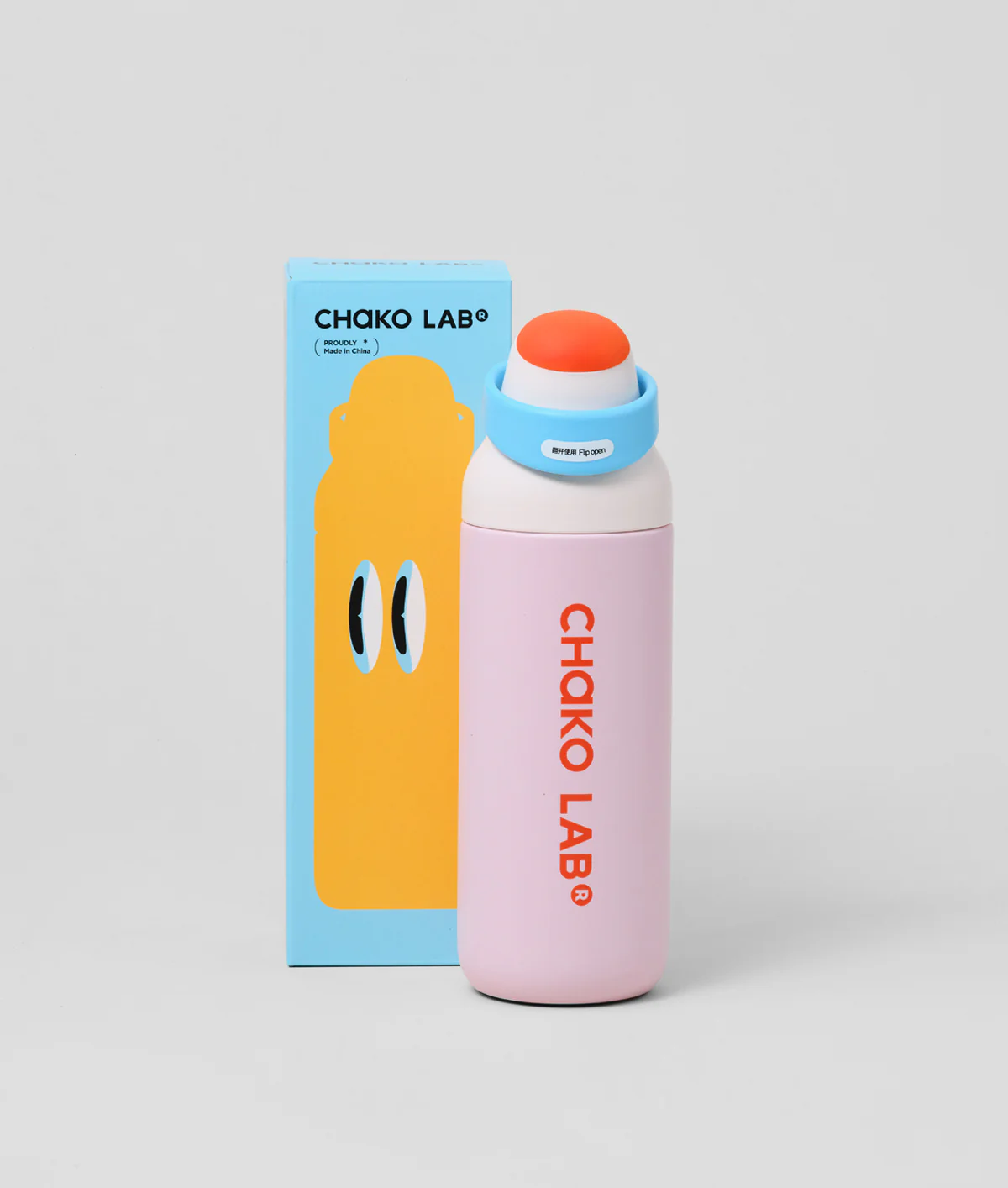 Chako Lab Kada Insulated Bottle Pink/Blue 700ml - Image 3