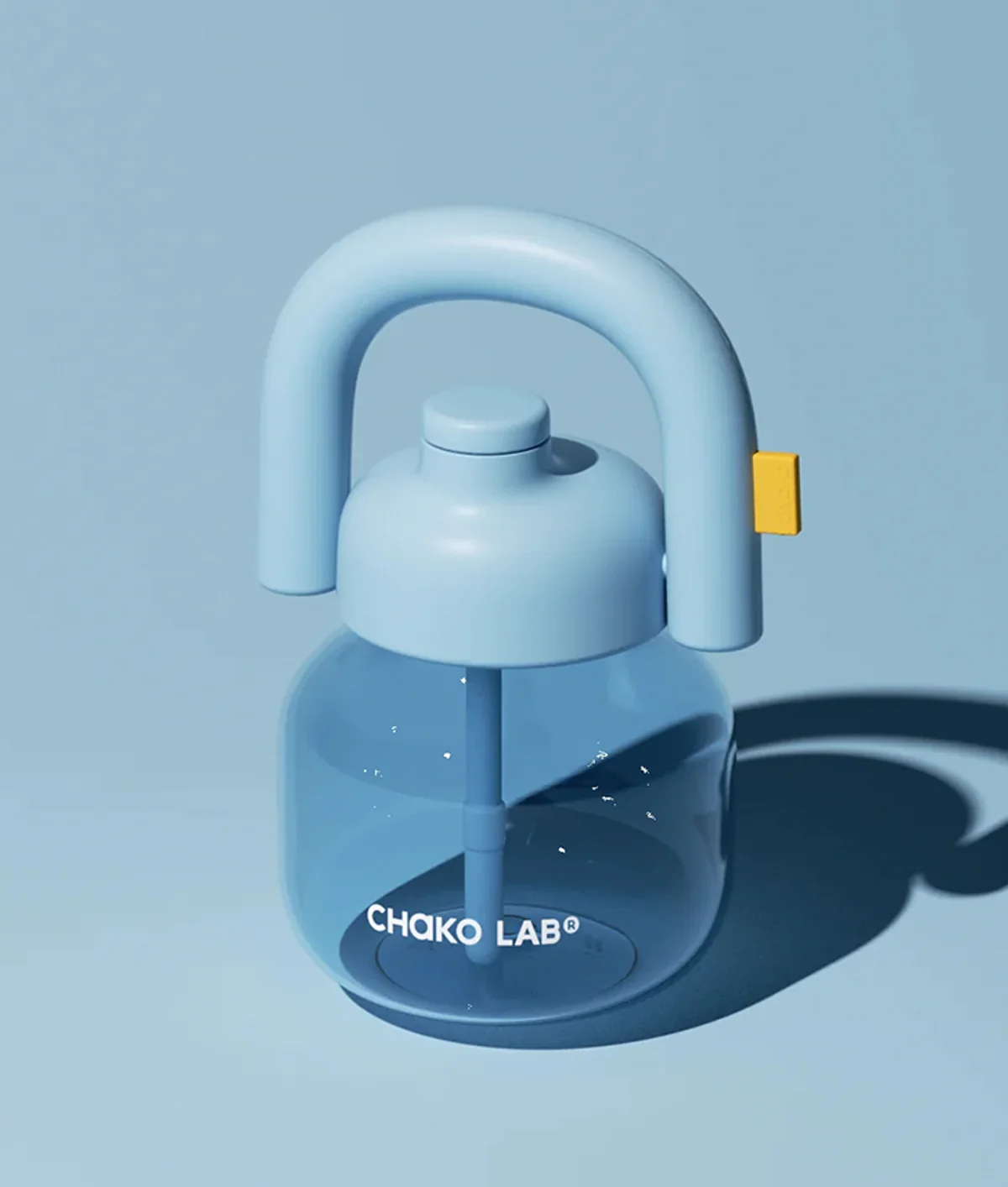 Chako Lab LinLin Plastic Water Bottle Blue - Image 3