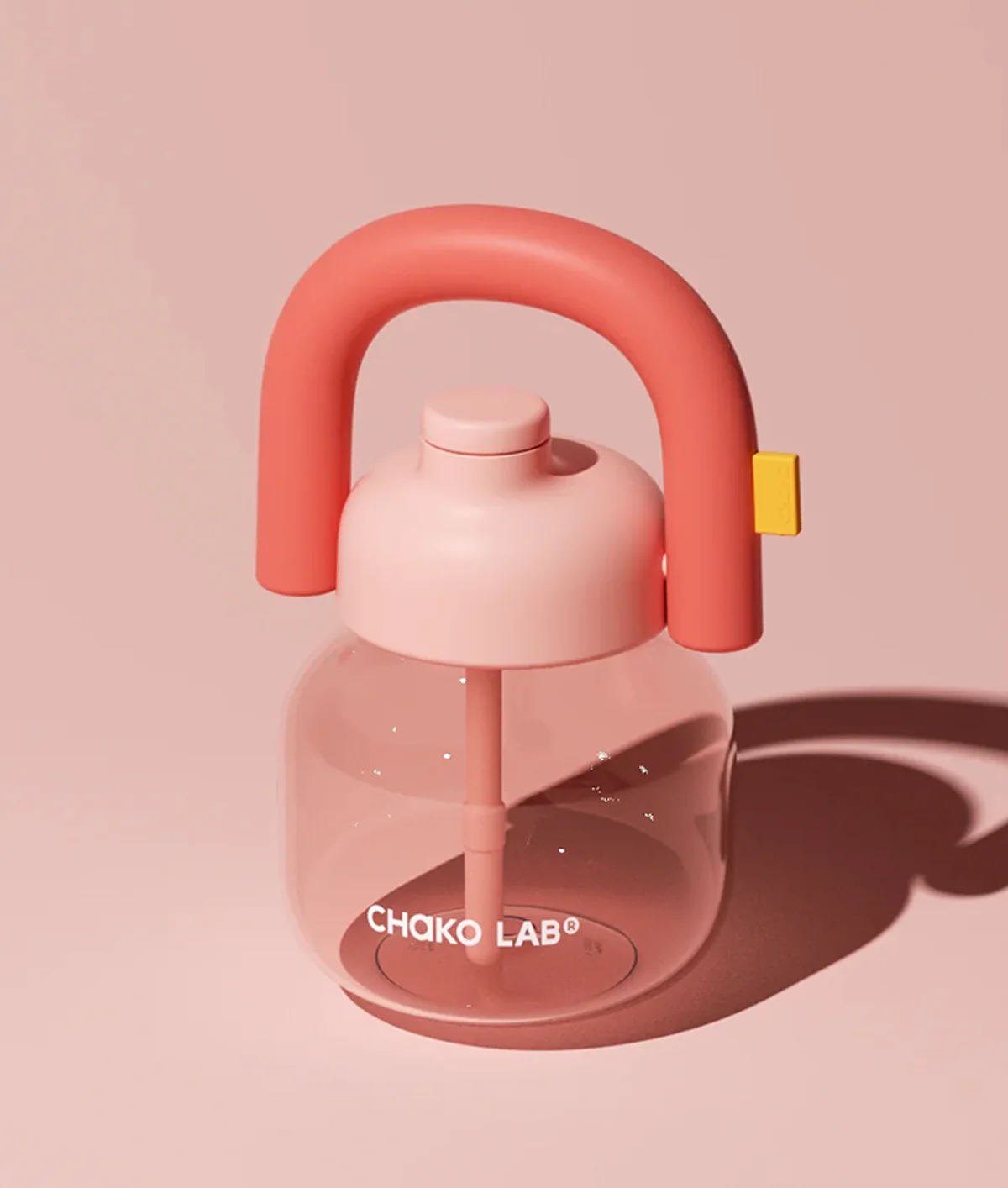 Chako Lab LinLin Plastic Water Bottle Pink - Image 3
