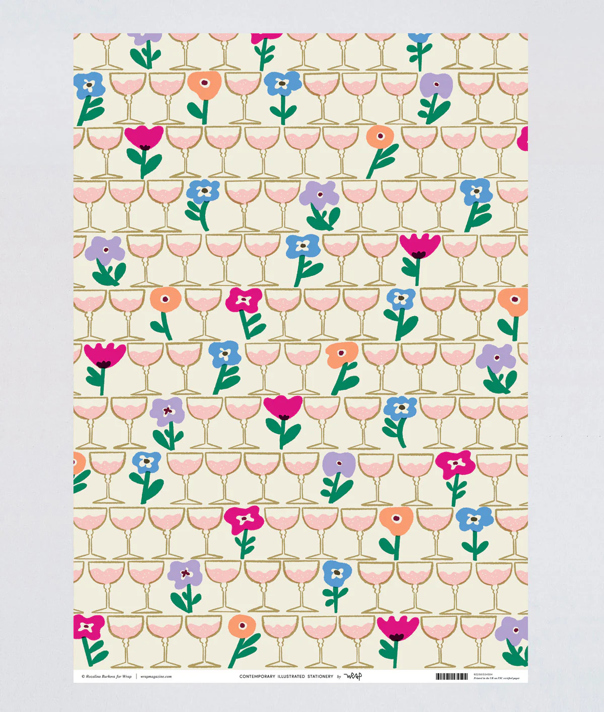 Champagne Glasses Wrapping Paper - Image 3