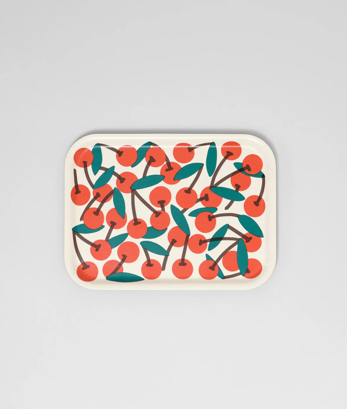 Cherries Small Rectangle Serving Tray