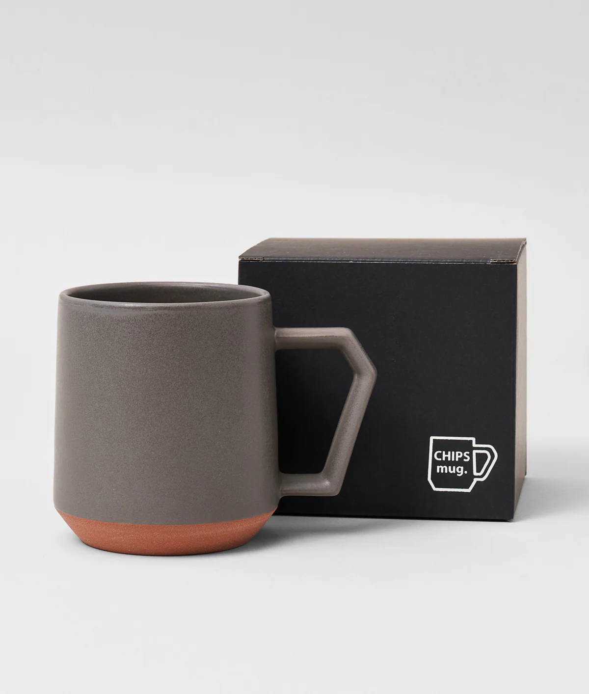 Chips Mug Mat Grey 380ml - Image 3