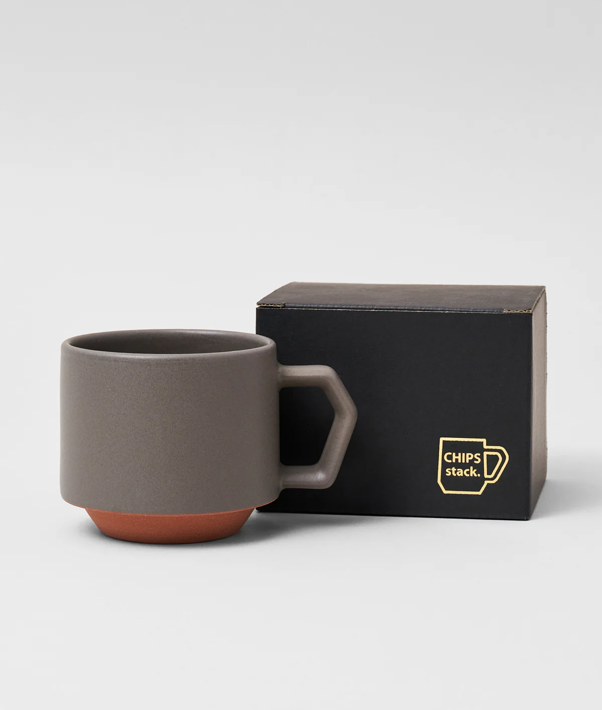 Chips Stack Mug Mat Gray 280ml - Image 3