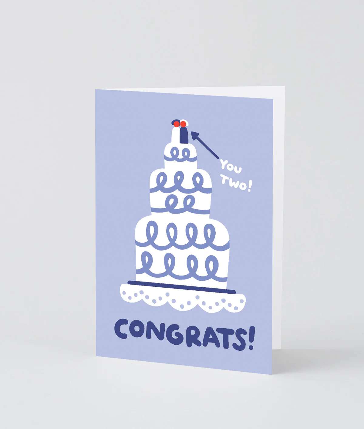 Congrats Wedding Cake - Image 3