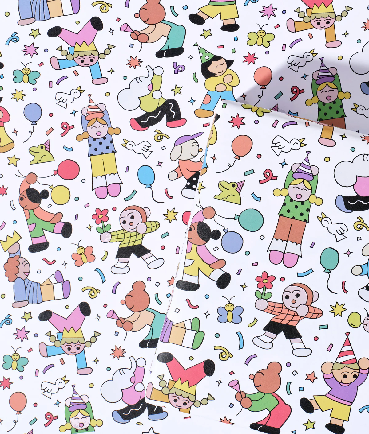 Dance Party Kids Wrapping Paper