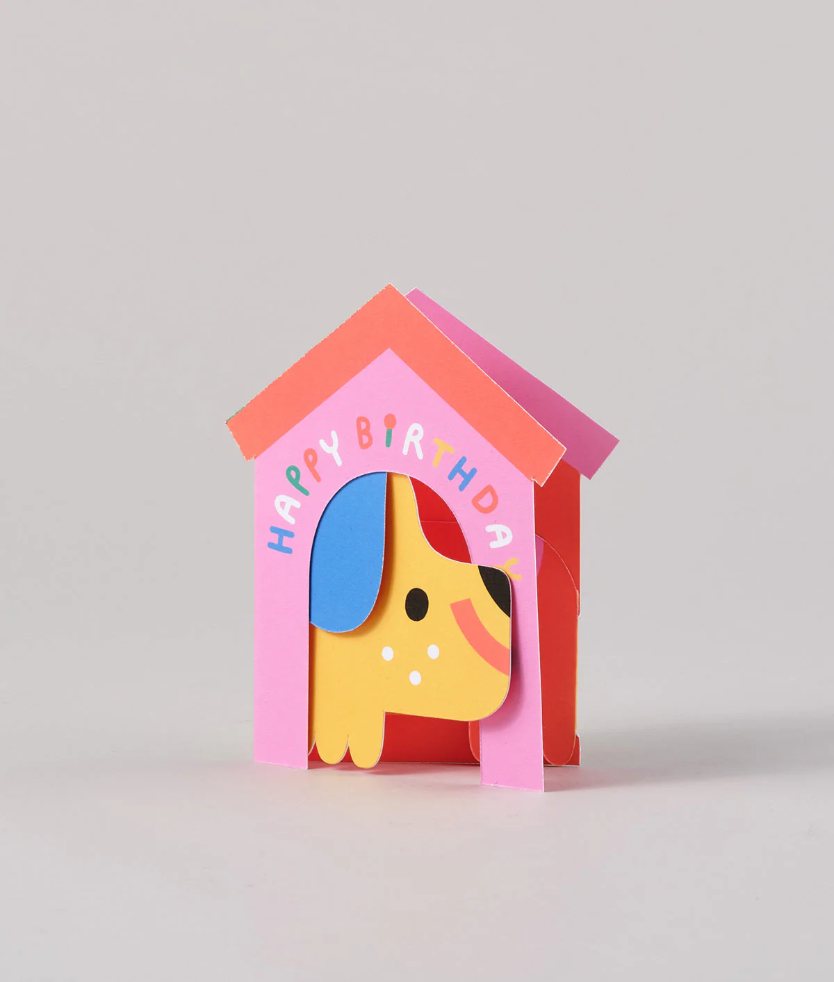 Dog In House Fold Out Card