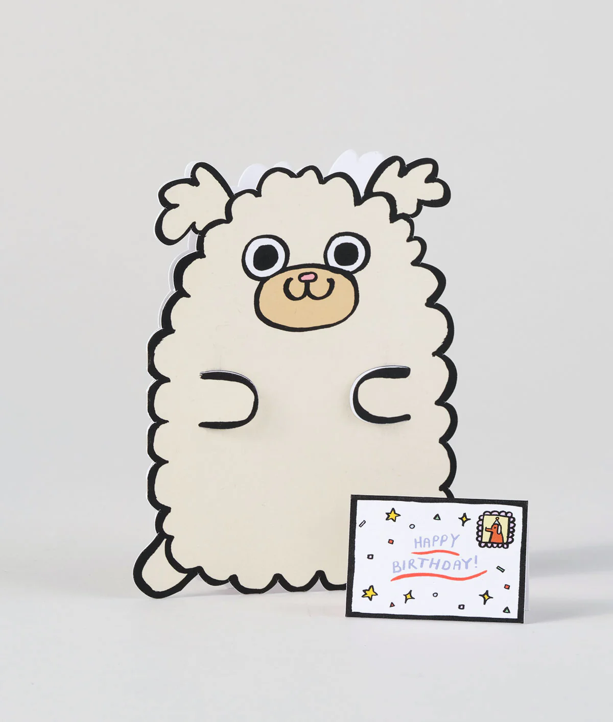 Dog With Mini Card Kids Birthday Card - Image 2