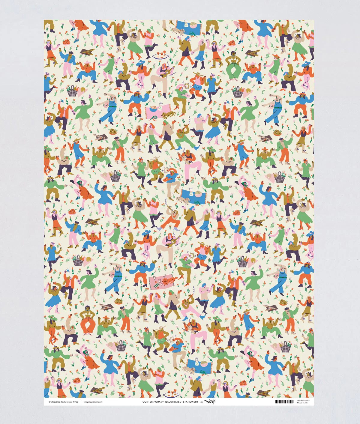 Field Celebration Wrapping Paper - Image 3