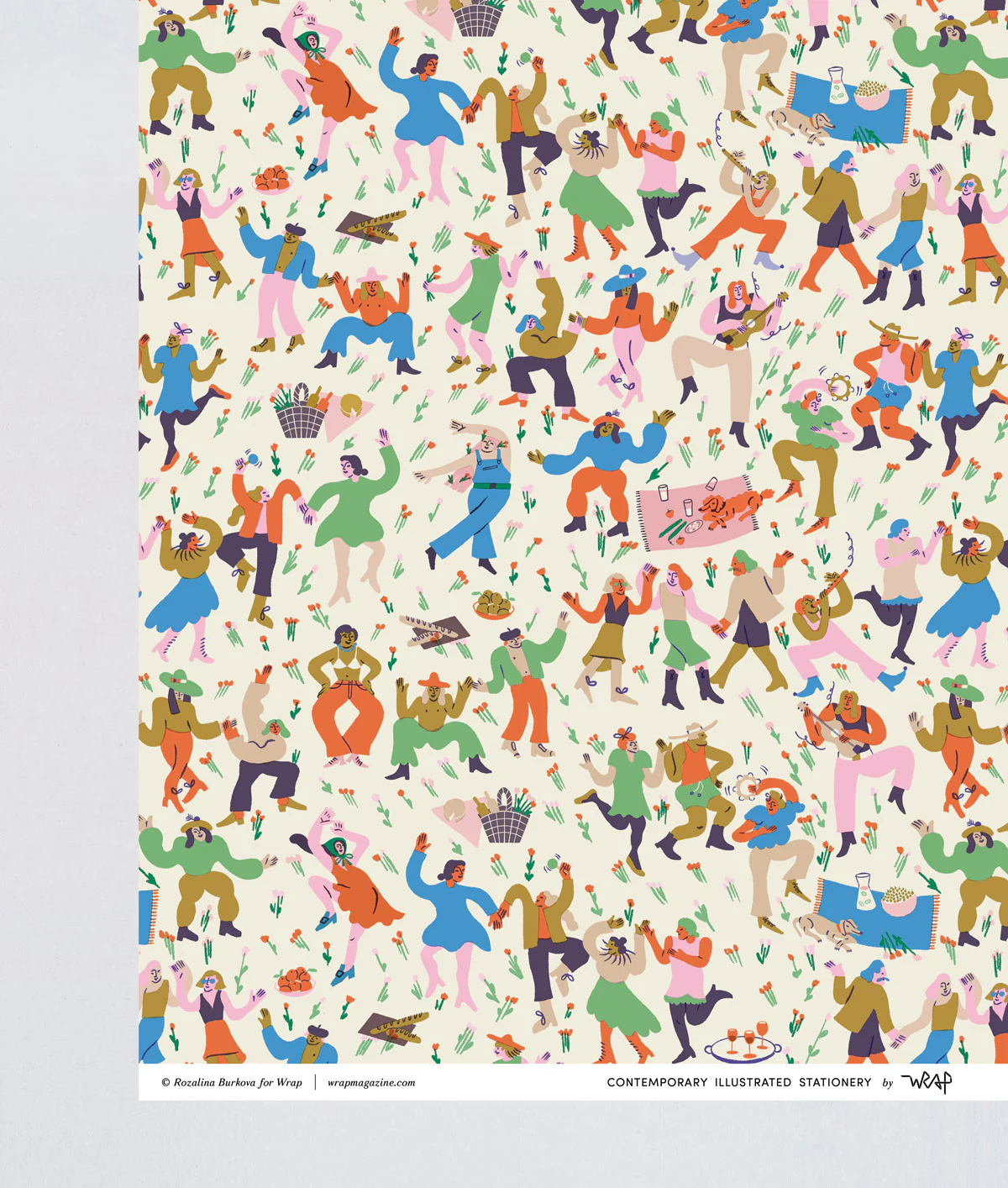 Field Celebration Wrapping Paper - Image 4