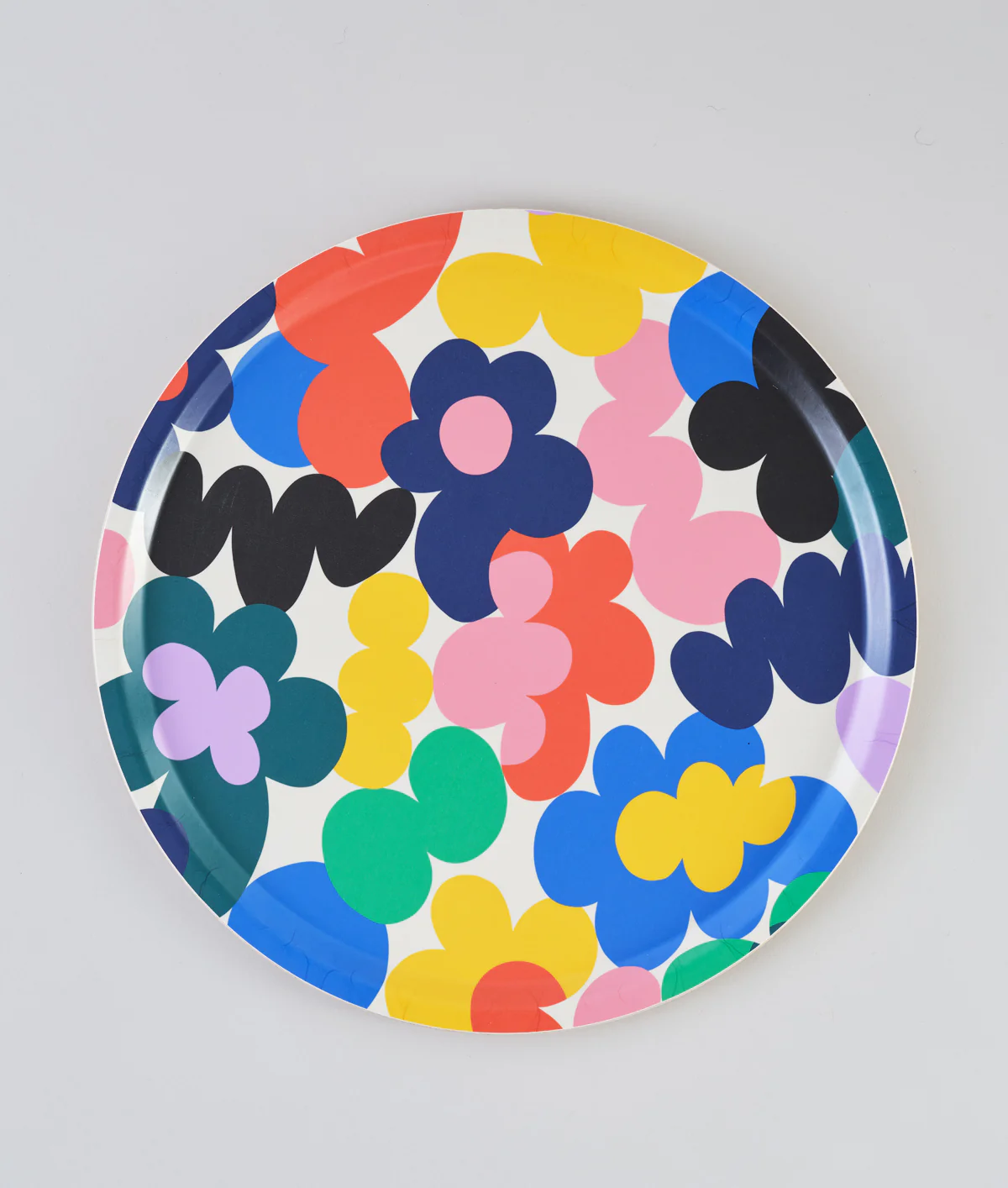 Floral Burst Round Serving Tray - Image 3