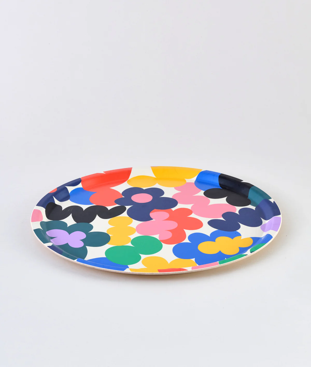 Floral Burst Round Serving Tray - Image 4