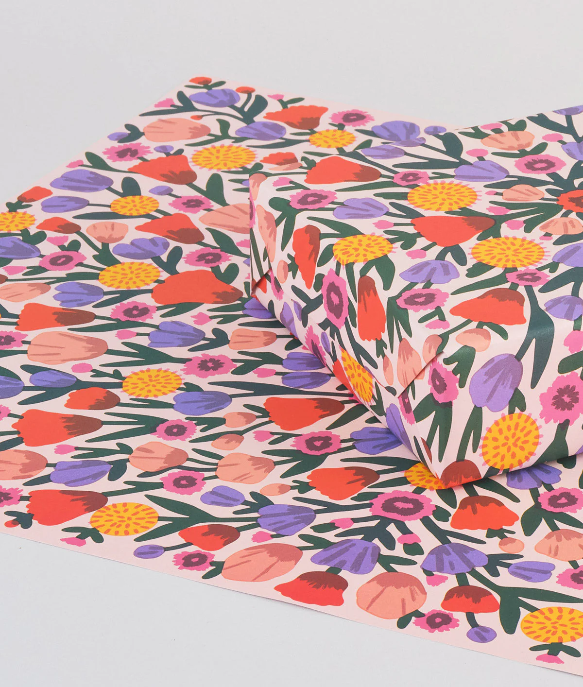 Floral Reflection Wrapping Paper - Image 3