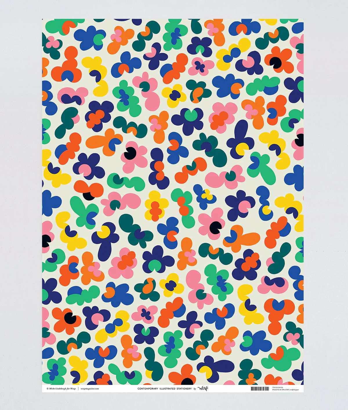 Flower Burst Wrapping Paper - Image 4