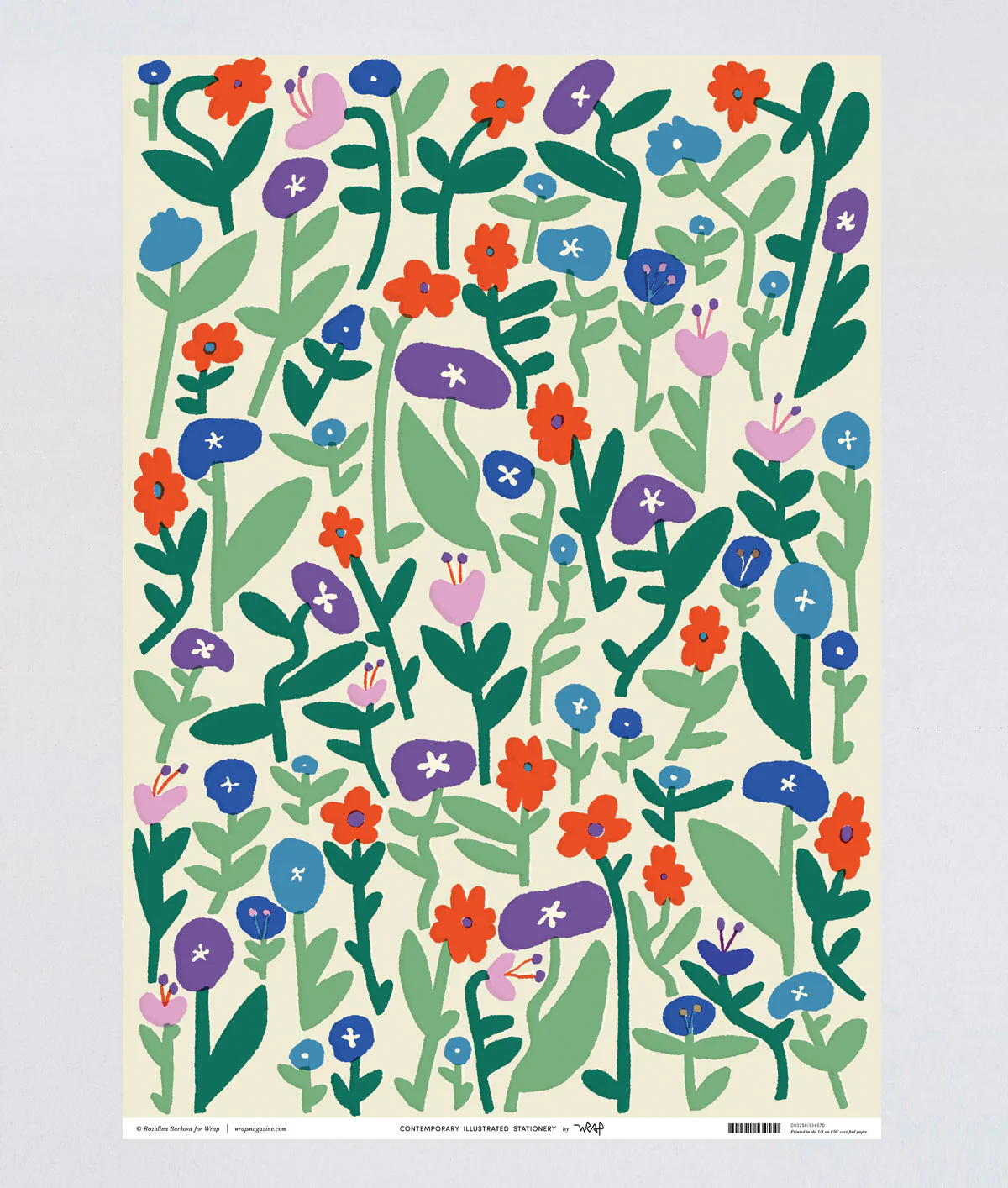Flower Field Wrapping Paper - Image 3