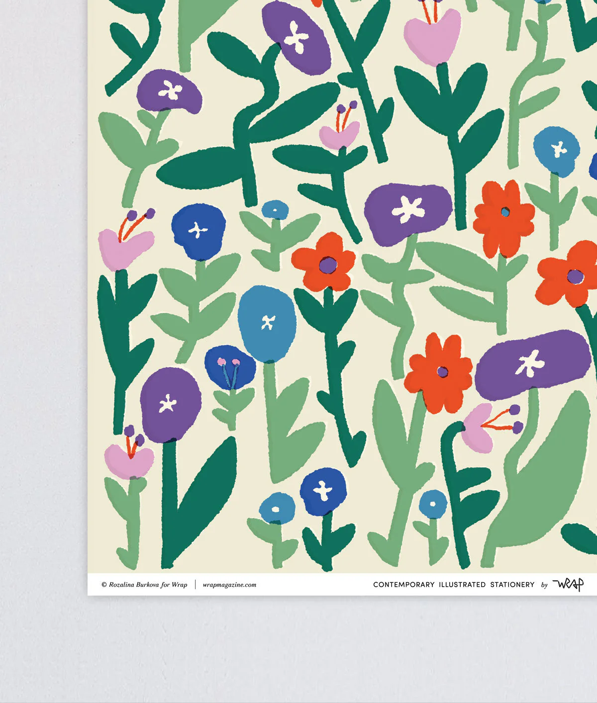 Flower Field Wrapping Paper - Image 4
