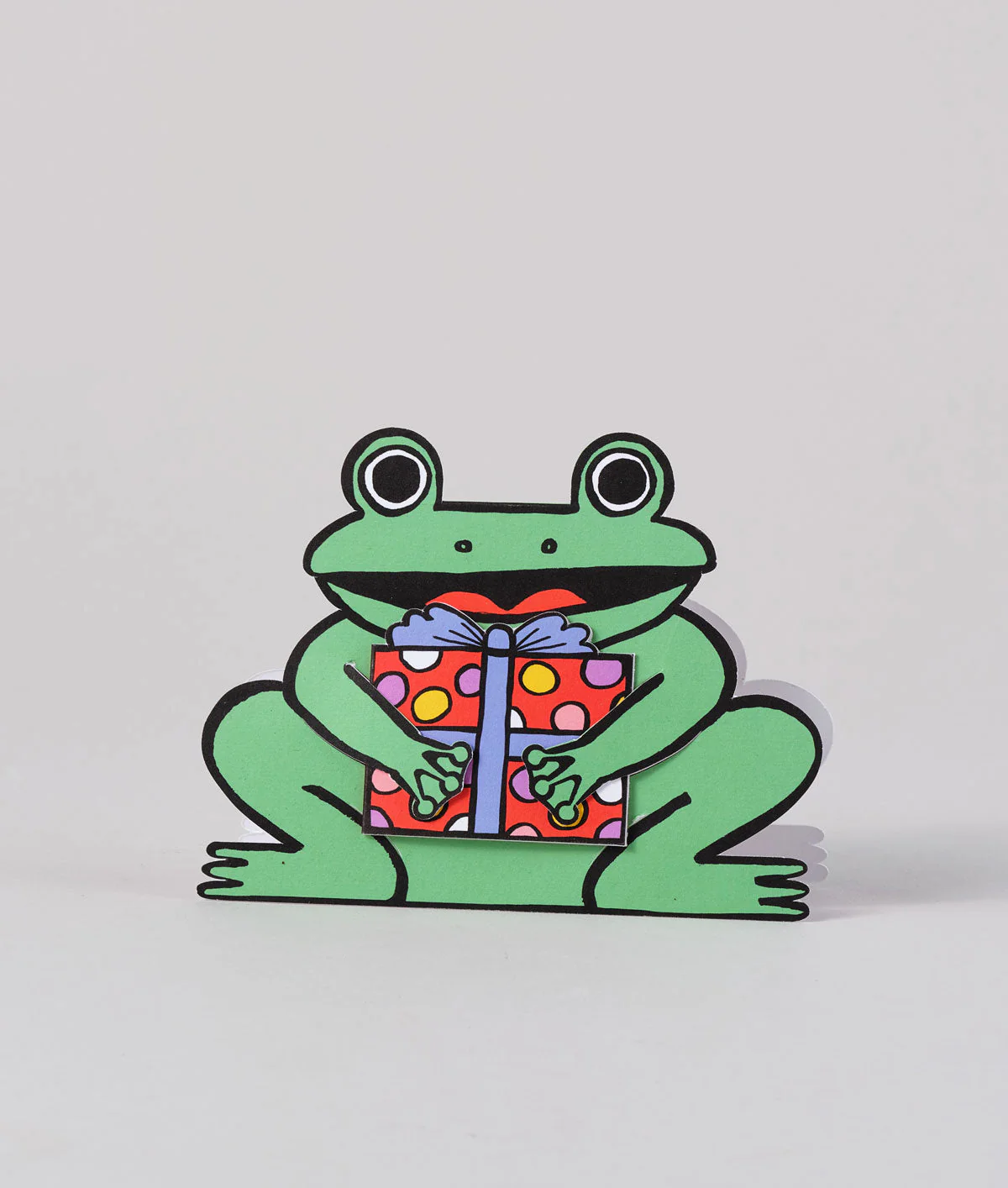 Frog With Mini Card Kids Birthday Card - Image 4