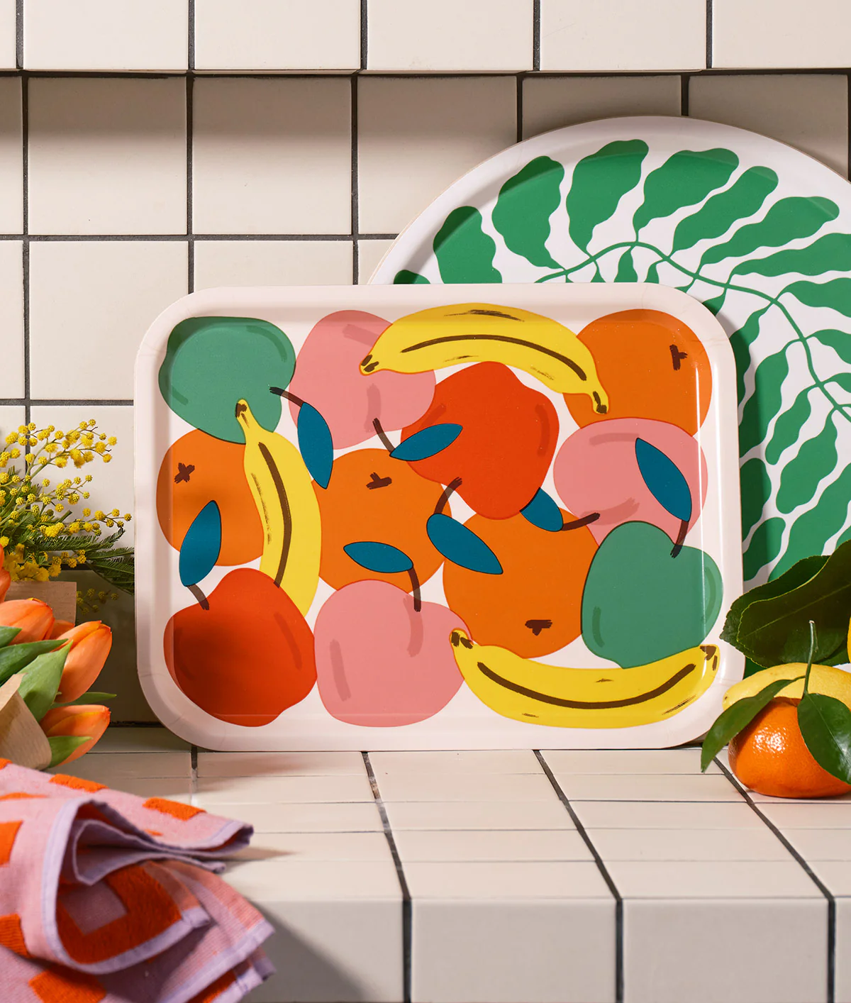 Fruit Bowl Rectangle Serving Tray - Image 2