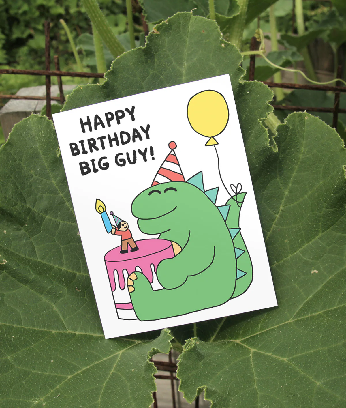 Happy Birthday Big Guy Kids Card