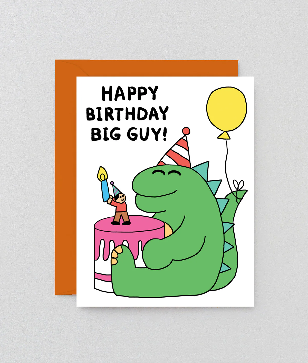 Happy Birthday Big Guy Kids Card - Image 2