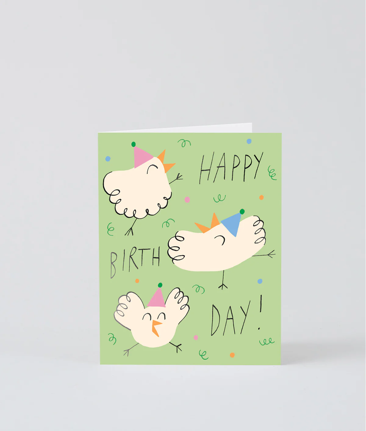 Happy Birthday Bird Party Kids Card - Image 2