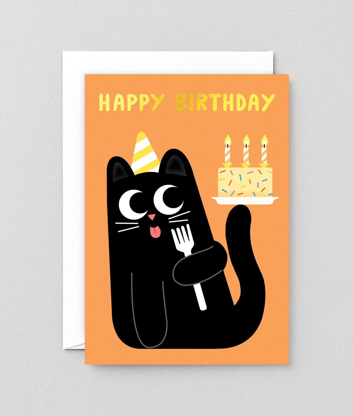 Happy Birthday Cake & Cat