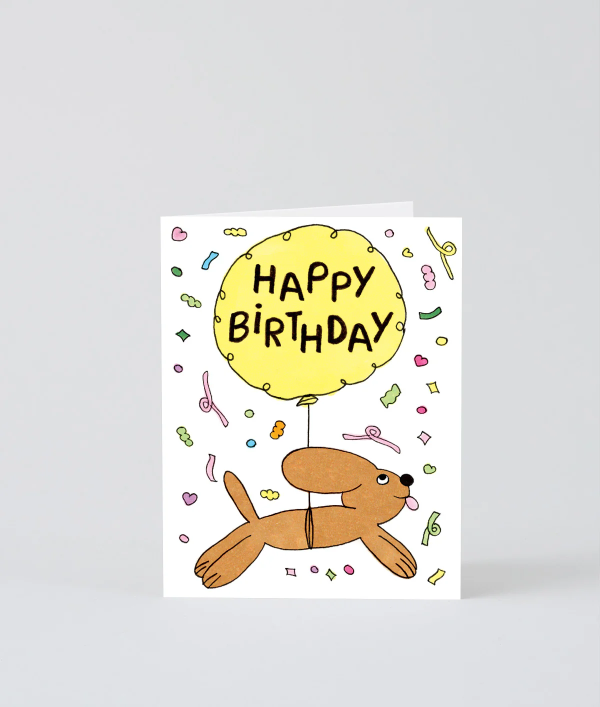 Dog & Balloon Kids Birthday Card - Image 2