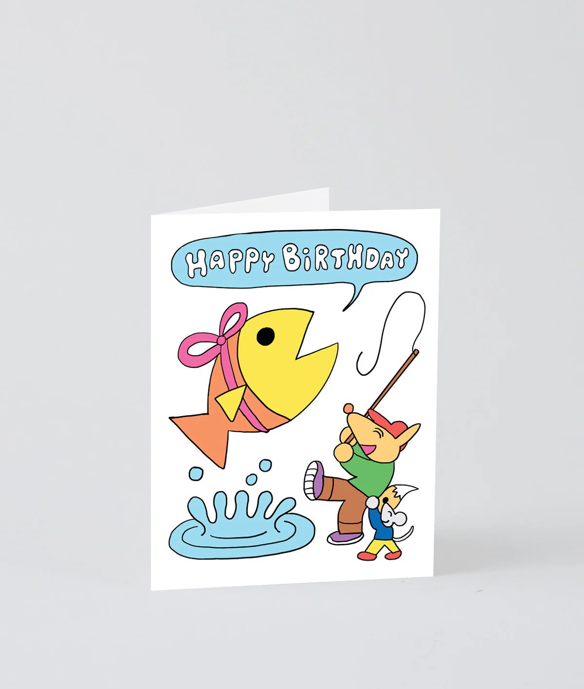 Fisherman Kids Birthday Card - Image 2