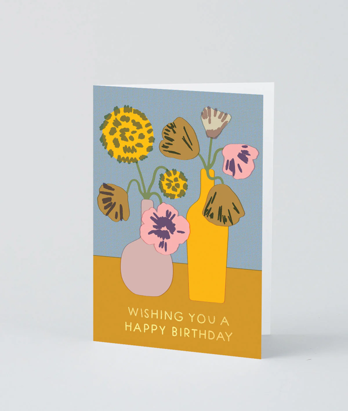 Happy Birthday Flowers In Vase - Image 2
