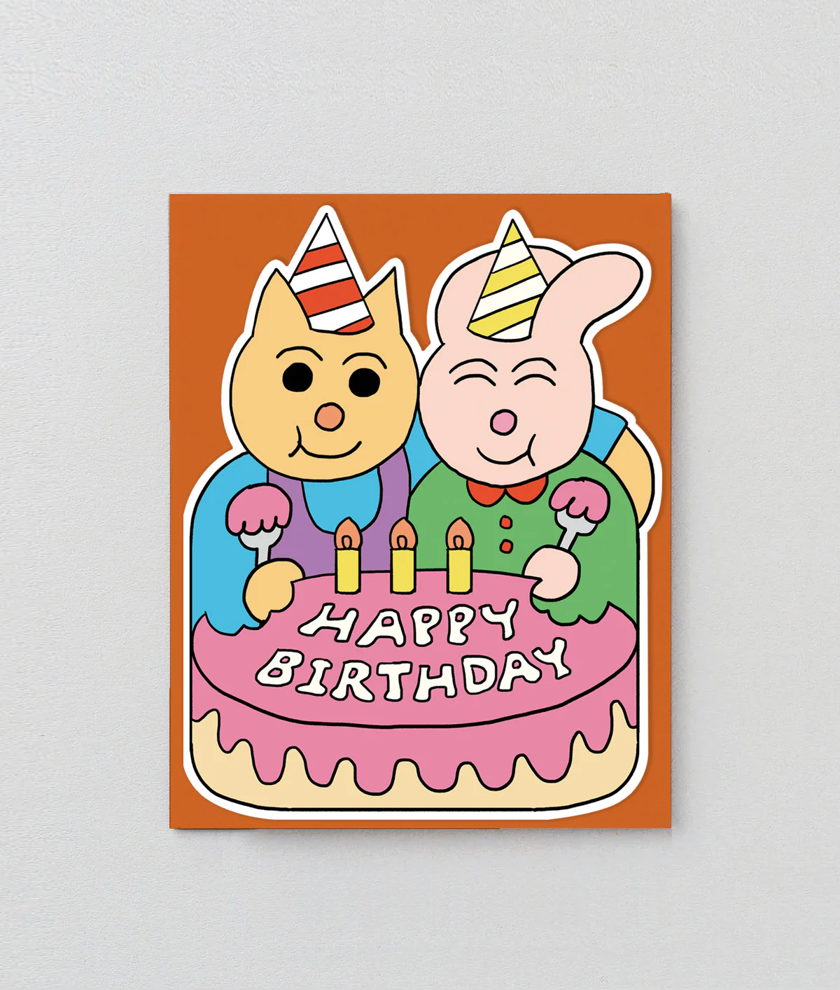 Friends and Cake Kids Birthday Card - Image 3