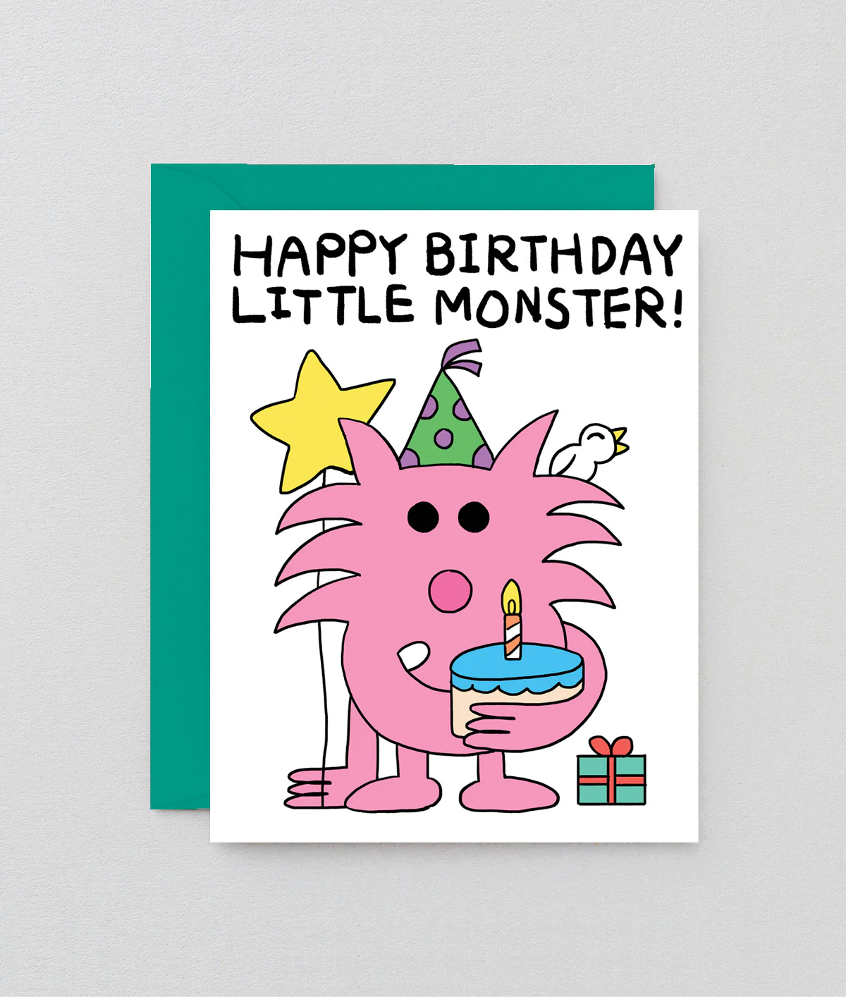 Happy Birthday Little Monster! Kids Greeting Card