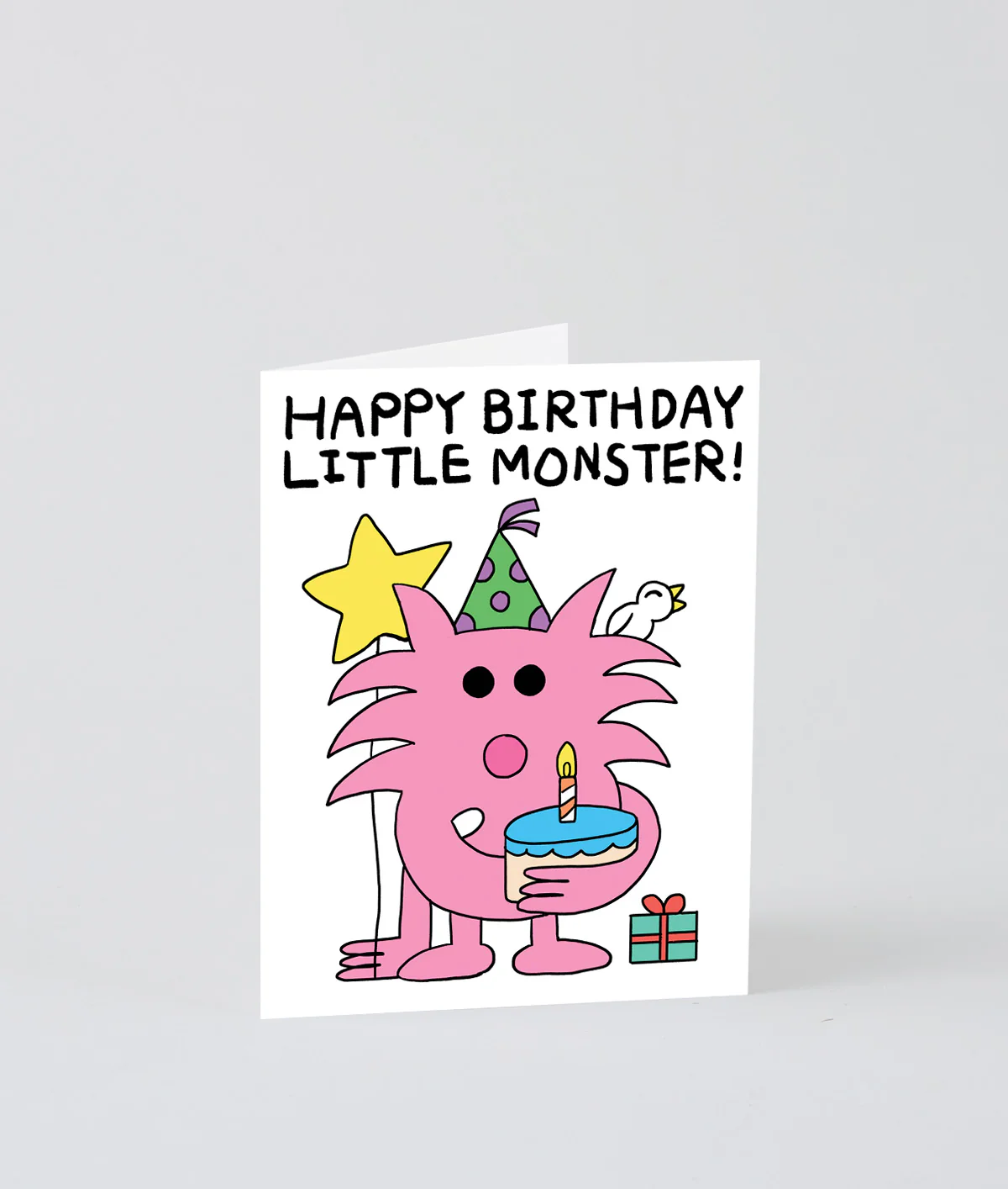 Happy Birthday Little Monster! Kids Greeting Card - Image 2