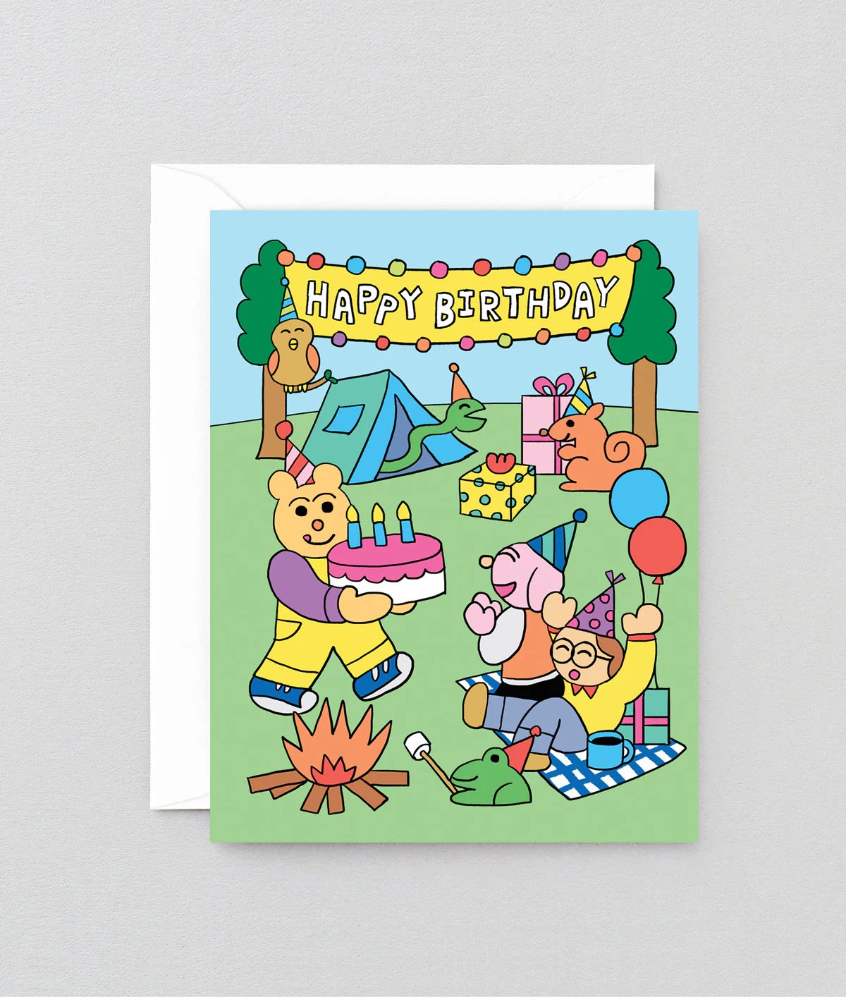 Picnic Party Kids Birthday Card