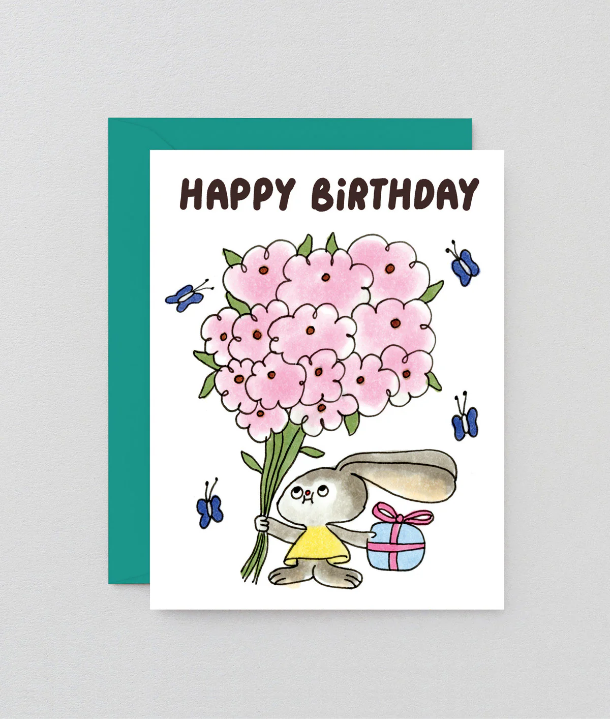 Happy Birthday Rabbit Kids Birthday Card